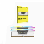 Ram PC Corsair Vengeance RS White 32GB (DDR5, 5200MHz, 2x16GB, RGB, CMH32GX5M2B5200C40W)