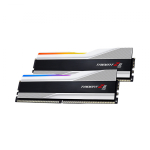 Ram PC G.Skill Trident Z5 Silver 32GB (DDR5, 6000MHz, 2x16GB, RGB, F5-6000J3238F16GX2-TZ5RS)
