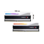 Ram PC G.Skill Trident Z5 Silver 32GB (DDR5, 6000MHz, 2x16GB, RGB, F5-6000J3238F16GX2-TZ5RS)