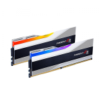 Ram PC G.Skill Trident Z5 Silver 32GB (DDR5, 6000MHz, 2x16GB, RGB, F5-6000J3238F16GX2-TZ5RS)