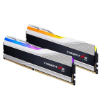 Ram PC G.Skill Trident Z5 Silver 64GB (DDR5, 6400MHz, 2x32GB, RGB, F5-6400J3239G32GX2-TZ5RS)