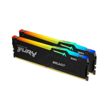 Ram PC Kingston Fury Beast 16GB (DDR5, 5200Mhz, 2x8GB, RGB, KF552C40BBAK2-16)