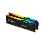 Ram PC Kingston Fury Beast 16GB (DDR5, 5600Mhz, 2x8GB, RGB, KF556C40BBAK2-16)