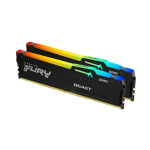 Ram PC Kingston Fury Beast 32GB (DDR5, 6000Mhz, 2x16GB, RGB, EXPO, KF560C36BBE2AK2-32)