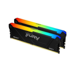 Ram PC Kingston Fury Beast 64GB (DDR4, 3200Mhz, 2x32GB, RGB, KF432C16BB2AK2/64)