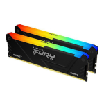 Ram PC Kingston Fury Beast 64GB (DDR4, 3600Mhz, 2x32GB, RGB, KF436C18BB2AK2/64)