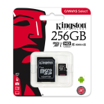 Thẻ nhớ Kingston 256GB MicroSDXC (Canvas Select Plus 100MB/s, SDCS2/256GBSP)