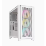 Vỏ Case Corsair iCUE 4000D RGB Airflow True White (ATX, 3 Fan RGB)