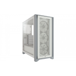 Vỏ Case Corsair iCUE 4000X RGB White (ATX, 3 Fan RGB)