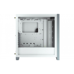 Vỏ Case Corsair iCUE 4000X RGB White (ATX, 3 Fan RGB)
