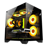 Vỏ Case E-Dra ECS1503 Black (Mini Tower, m-ATX, Màu Đen)