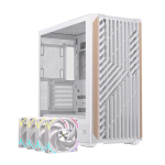 Vỏ Case EINAREX P800 RGB White (Mid Tower, ATX, Màu Trắng)