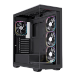 Vỏ Case EINAREX S700 RGB Black (Mid Tower, ATX, Màu Đen)