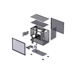 Vỏ Case JONSBO D32 Pro Black (Mini Tower, m-ATX, Màu Đen)