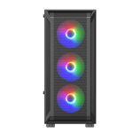 Vỏ Case KENOO ESPORT AF302 (Mini Tower, m-ATX, 3 Fan, Màu Đen)