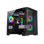 Vỏ Case KENOO ESPORT MK400 (Mini Tower, m-ATX, Màu Đen)