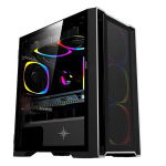 Vỏ Case KENOO M500 (Mid Tower, ATX, 3 Fan, Màu Đen)