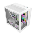 Vỏ Case MIK LV12 Mini Elite White (M-ATX)