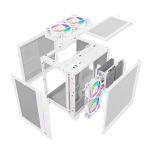 Vỏ Case MIK LV12 Mini Elite White (M-ATX)