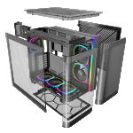Vỏ Case Montech King 95 Pro Black (M-ATX)