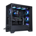 Vỏ Case SAMA 4502 Black (Mid Tower, ATX, 3 Fan ARGB, Đen)