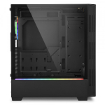 Vỏ Case Sharkoon LIT 100 RGB (Mid Tower, ATX, Màu Đen)