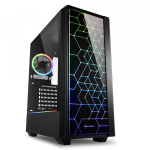 Vỏ Case Sharkoon LIT 100 RGB (Mid Tower, ATX, Màu Đen)