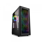 Vỏ Case Sharkoon RGB Wave (Mid Tower, ATX, Màu Đen)