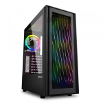 Vỏ Case Sharkoon RGB Wave (Mid Tower, ATX, Màu Đen)