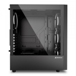 Vỏ Case Sharkoon RGB Wave (Mid Tower, ATX, Màu Đen)