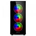 Vỏ Case Sharkoon TG5 Pro RGB (Mid Tower, ATX, Màu Đen)