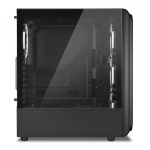 Vỏ Case Sharkoon TK5M RGB (Mid Tower, ATX, Màu Đen)