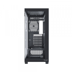 Vỏ Case VITRA ATLANTIS WX1 Black (ATX, Màu Đen)