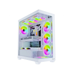 Vỏ Case VITRA ATLANTIS WX1 White (ATX, Màu Trắng)