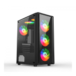 Vỏ Case VITRA CERES V305-G Black (M-ATX, 3 Fan RGB, Màu Đen)