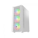 Vỏ Case VITRA CERES V305-M White (Mid Tower, Màu Trắng, 3 Fan RGB)