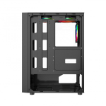 Vỏ Case VITRA CERES V308 Black (ATX, 3 Fan ARGB, Màu Đen)