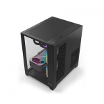 Vỏ Case VITRA CRYSTAL S1 Lite Black (M-ATX, Rad 240, Màu Đen)