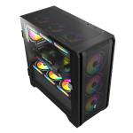 Vỏ Case VITRA TITAN R220 Air Black (E-ATX, 3 Fan ARGB, Màu Đen)
