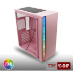 Vỏ Case VSP V3-601 Pink (Mini Tower, Màu Hồng)