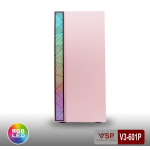 Vỏ Case VSP V3-601 Pink (Mini Tower, Màu Hồng)