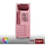 Vỏ Case VSP V3-601 Pink (Mini Tower, Màu Hồng)