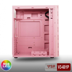 Vỏ Case VSP V3-601 Pink (Mini Tower, Màu Hồng)