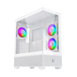 Vỏ Case Xigmatek Alphard M Arctic 3GF (Mini Tower, M-ATX, Màu Trắng, 3 Fan RGB)