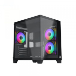 Vỏ Case Xigmatek Aqua M Nano 3GF Black (EN45509, Mini Tower, 3 Fan, Màu Đen)