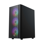 Vỏ Case Xigmatek MYX Air 3F (Mini Tower, M-ATX, Màu Đen, 3 Fan RGB)