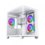 Vỏ Case Xigmatek Pano M Nano Arctic 3GF (EN45530, M-ATX, Màu Trắng, 3 Fan)