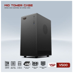 Vỏ máy tính VSP V500 Black (Mid Tower, Màu Đen)